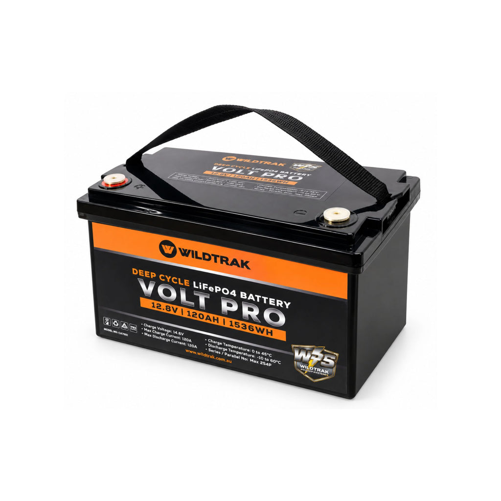 Wildtrak 12V Lithium Battery Volt Pro 120Ah LiFePO4