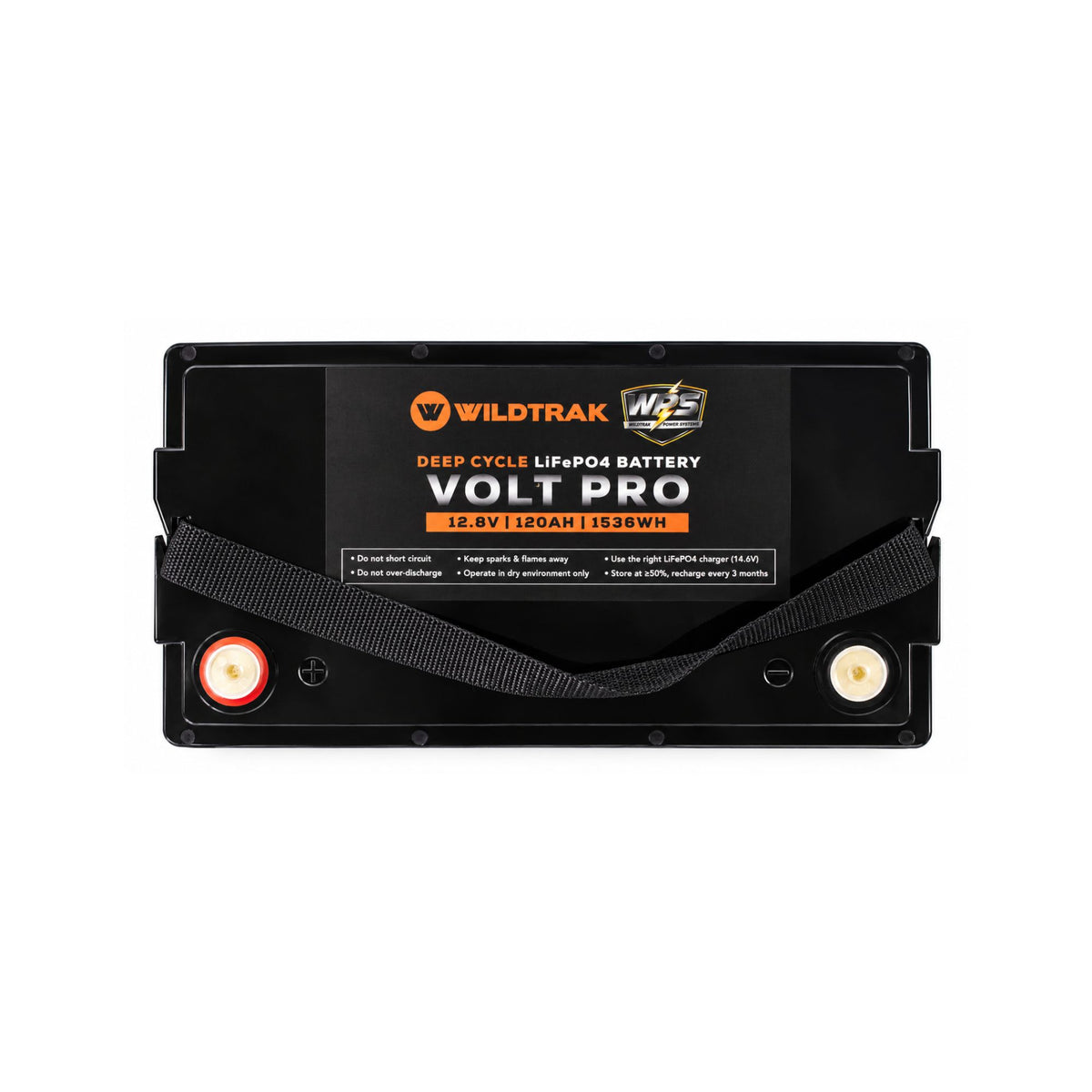Wildtrak 12V Lithium Battery Volt Pro 120Ah LiFePO4