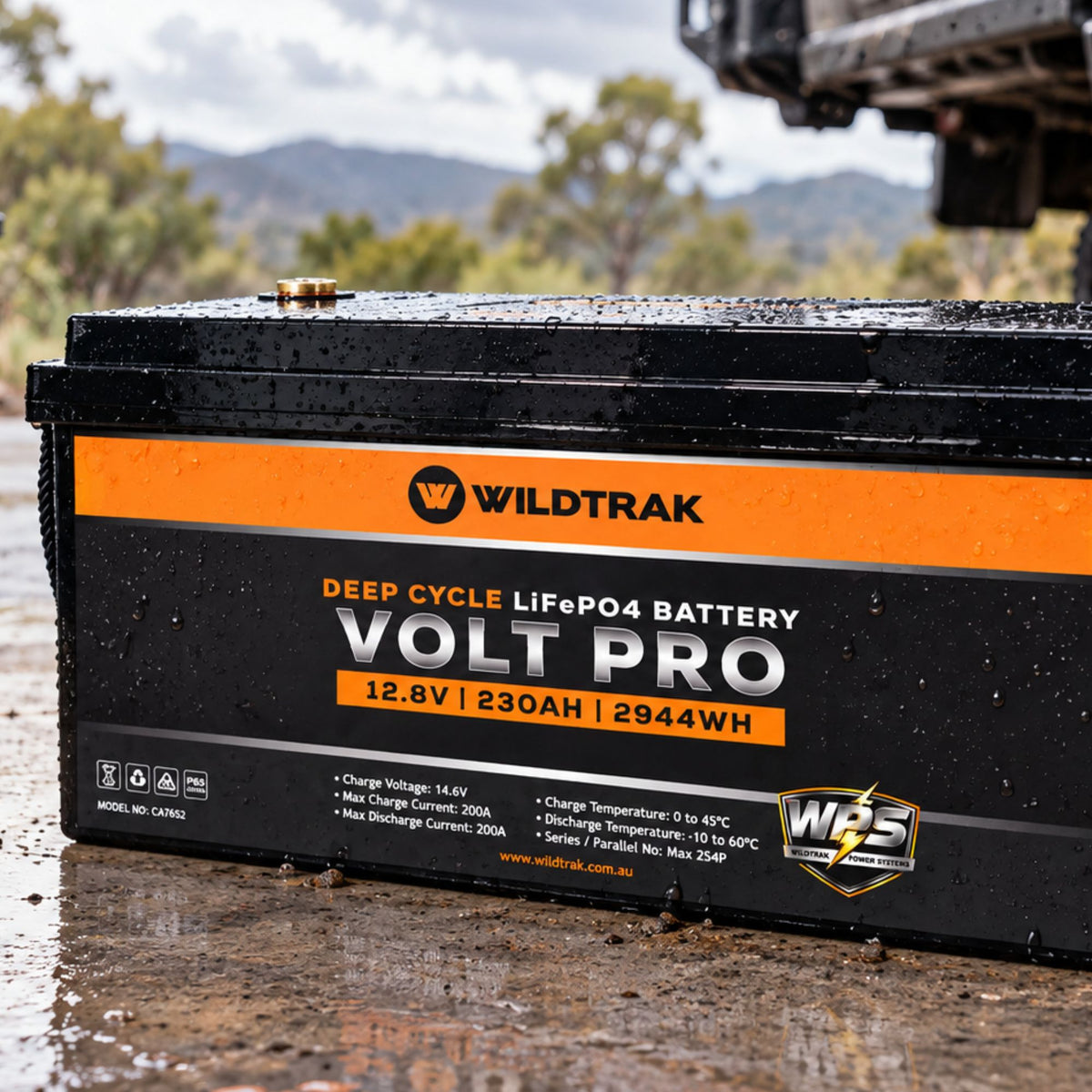 Wildtrak 12V Lithium Battery Volt Pro 230AH LiFePO4