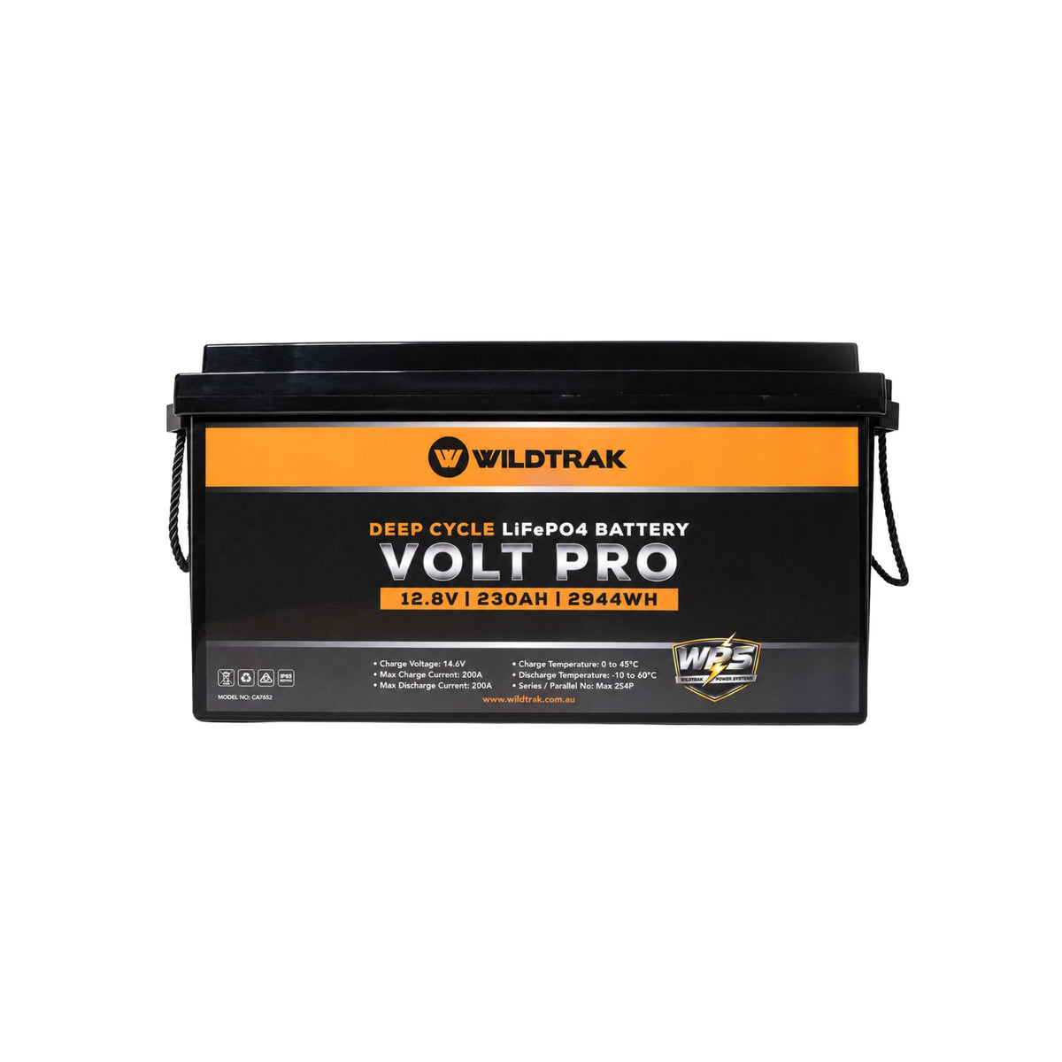 Wildtrak 12V Lithium Battery Volt Pro 230AH LiFePO4