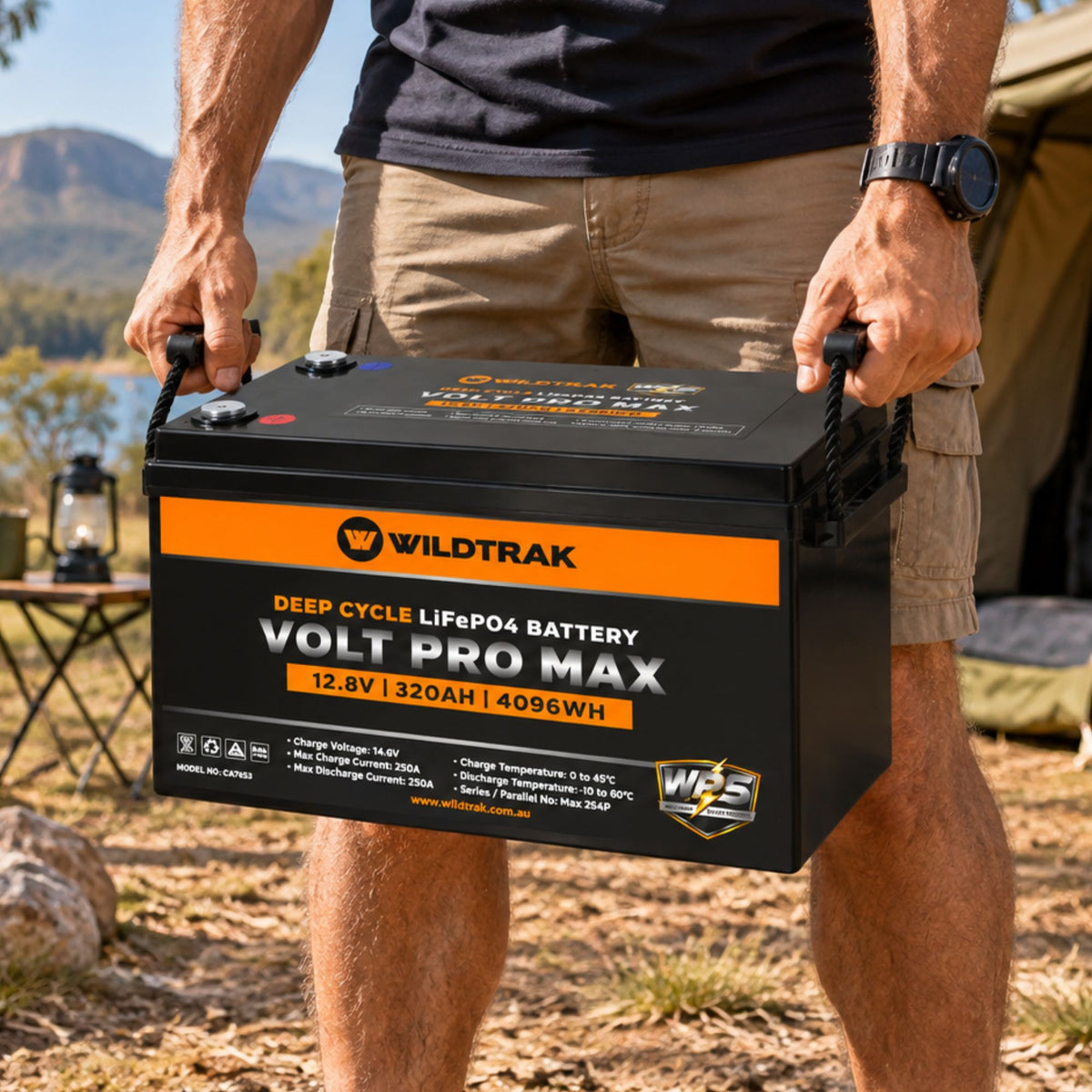 Wildtrak 12V Lithium Battery Volt Pro Max 320Ah