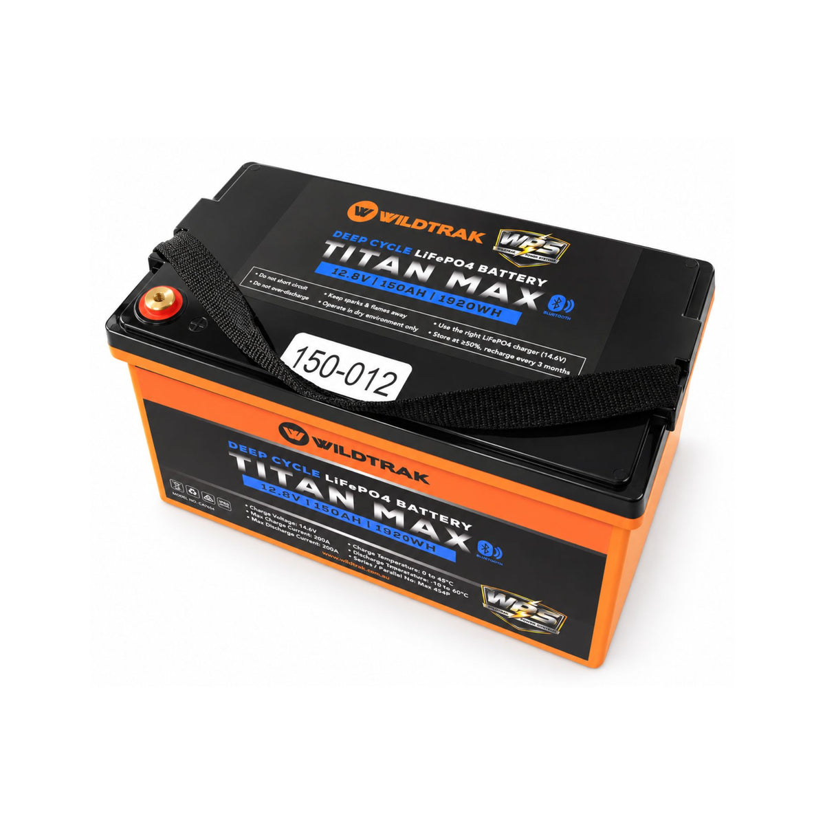 Wildtrak 12V Lithium Titan Max 150AH LiFePO4