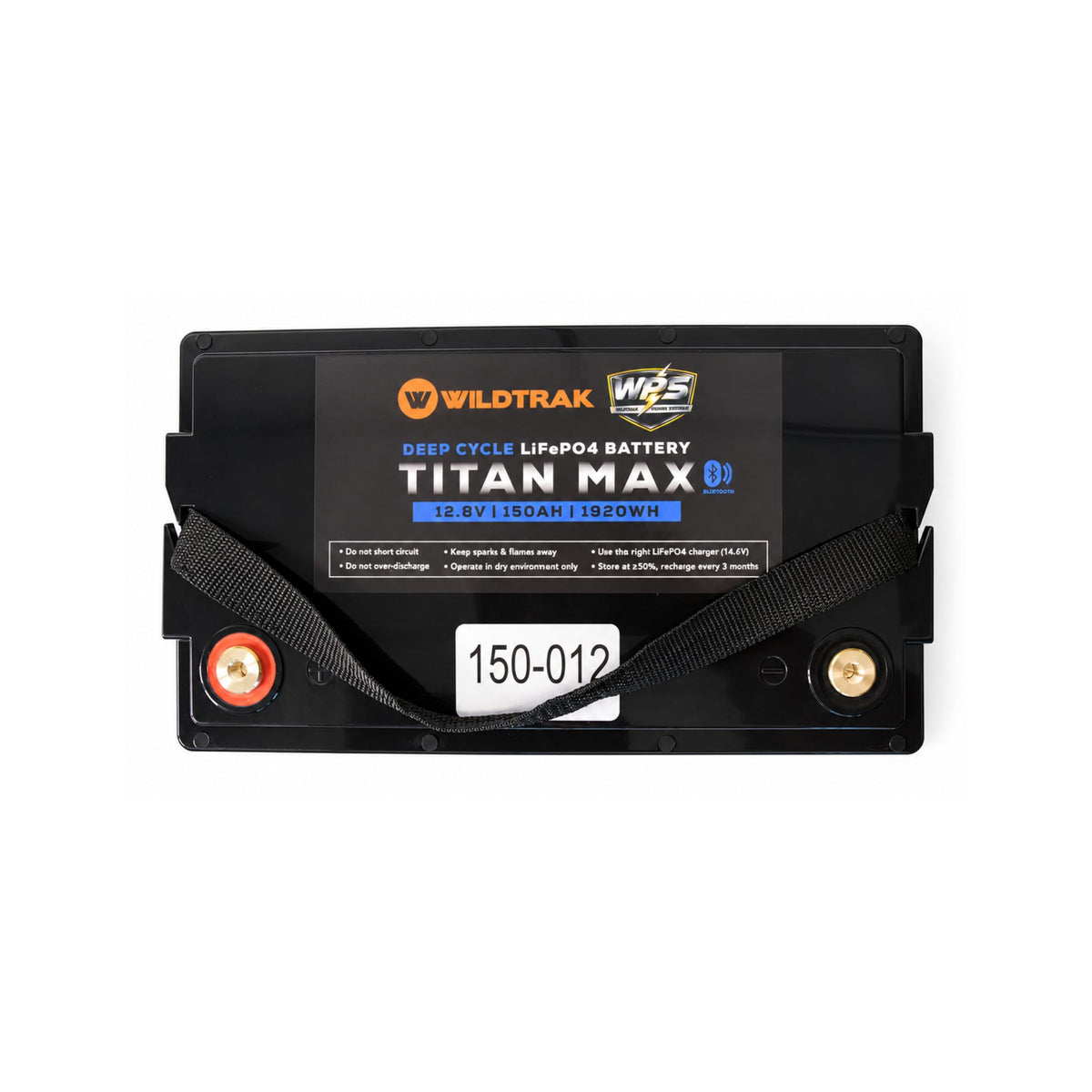 Wildtrak 12V Lithium Titan Max 150AH LiFePO4