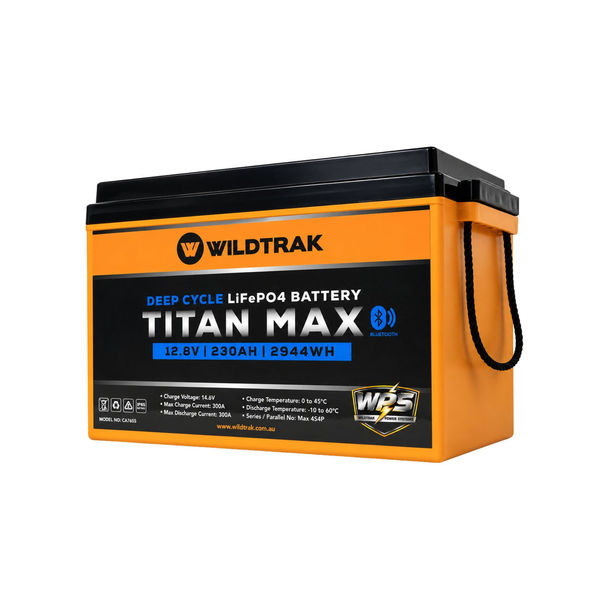 Wildtrak 12V Lithium Battery Titan Max 230AH LiFePO4