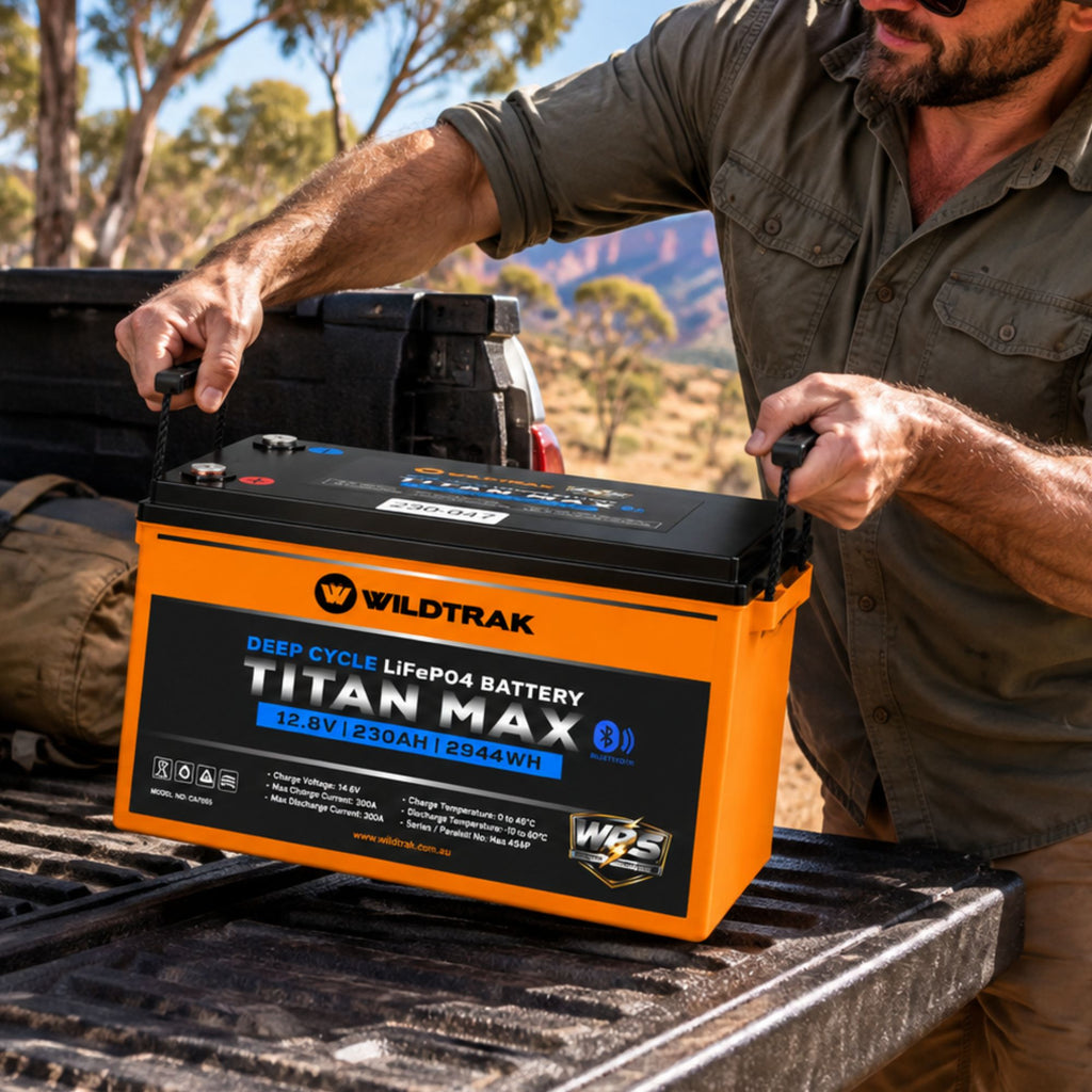 Wildtrak 12V Lithium Battery Titan Max 230AH LiFePO4