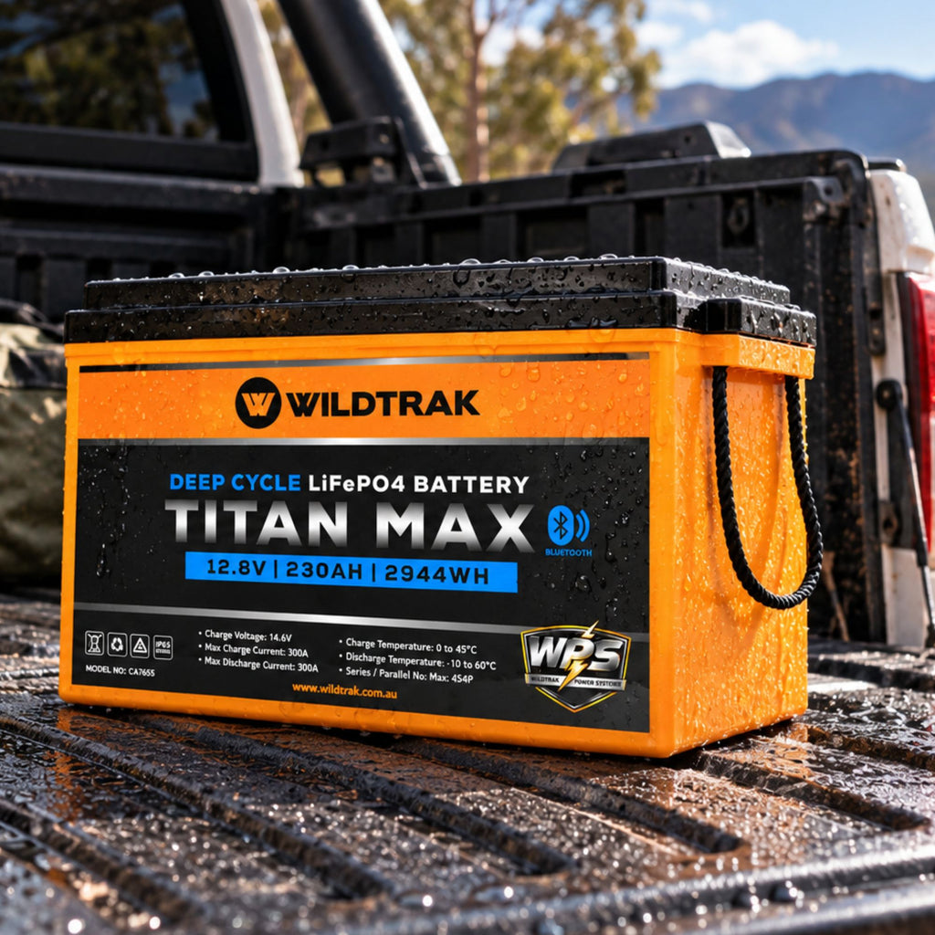 Wildtrak 12V Lithium Battery Titan Max 230AH LiFePO4