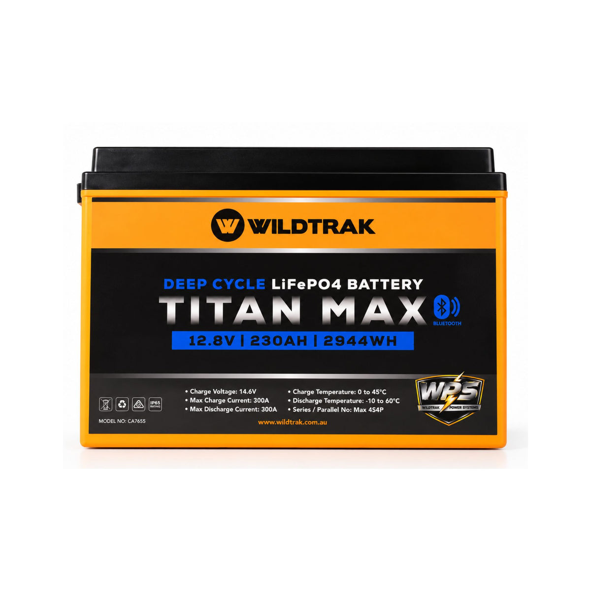 Wildtrak 12V Lithium Battery Titan Max 230AH LiFePO4