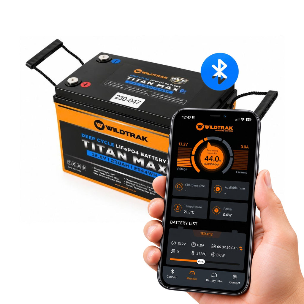 Wildtrak 12V Lithium Battery Titan Max 230AH LiFePO4