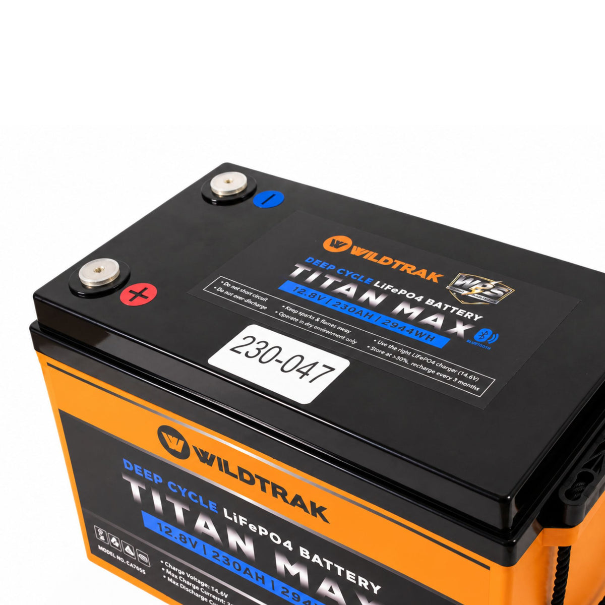 Wildtrak 12V Lithium Battery Titan Max 230AH LiFePO4