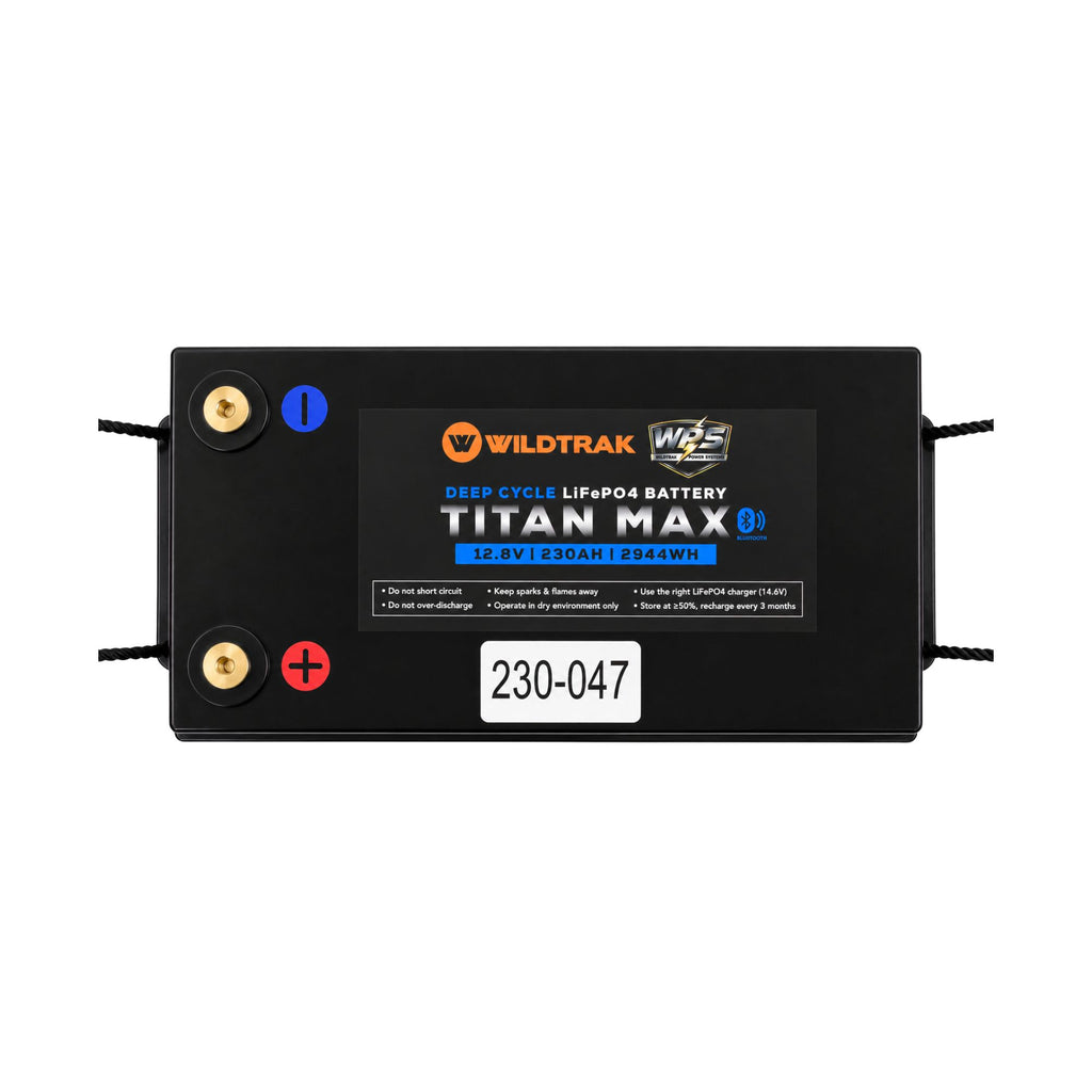 Wildtrak 12V Lithium Battery Titan Max 230AH LiFePO4