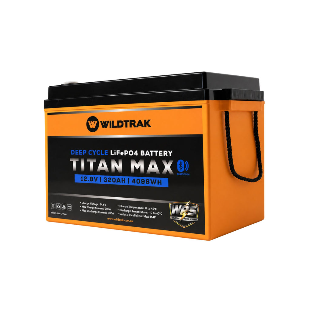 Wildtrak 12V Lithium Battery Titan Max 320AH LiFePO4