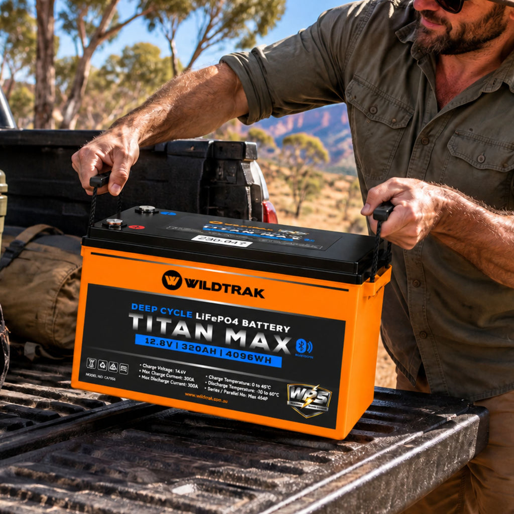 Wildtrak 12V Lithium Battery Titan Max 320AH LiFePO4