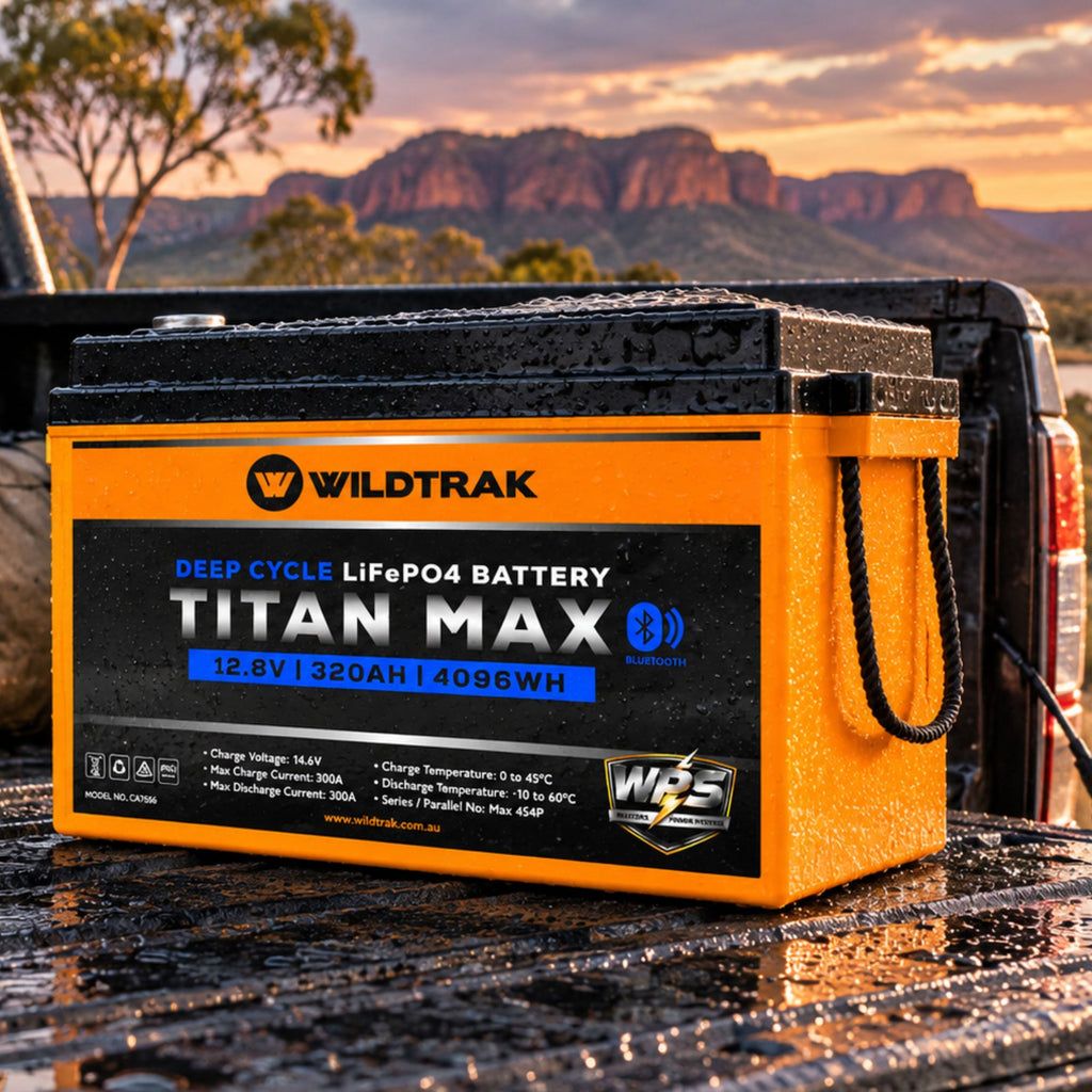 Wildtrak 12V Lithium Battery Titan Max 320AH LiFePO4