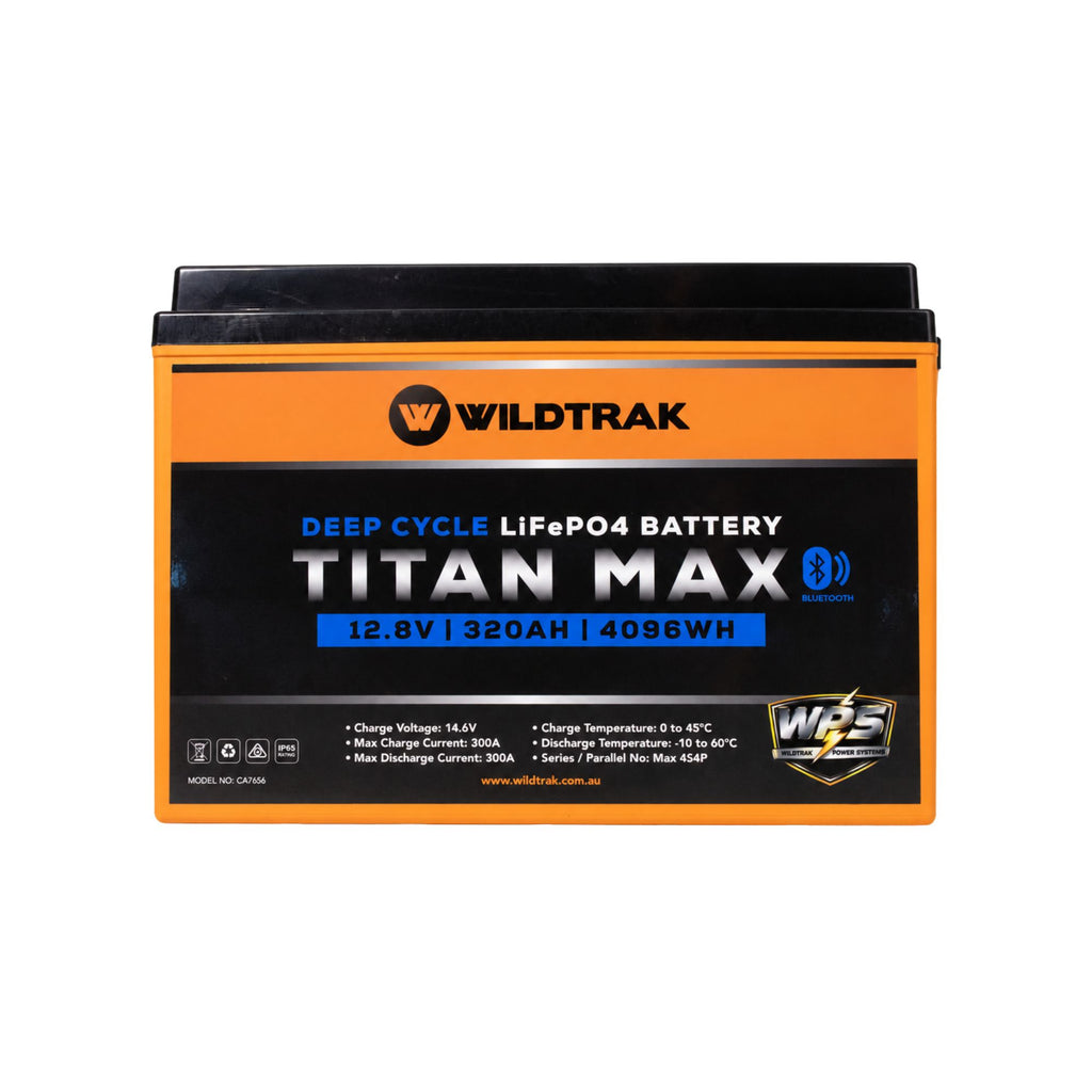 Wildtrak 12V Lithium Battery Titan Max 320AH LiFePO4