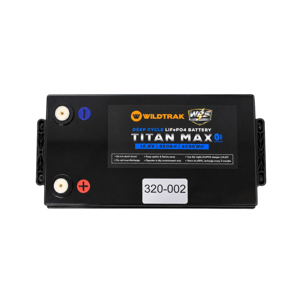 Wildtrak 12V Lithium Battery Titan Max 320AH LiFePO4