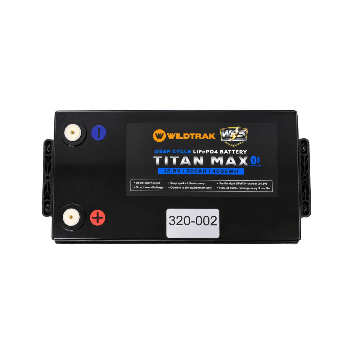 Wildtrak 12V Lithium Battery Titan Max 320AH LiFePO4