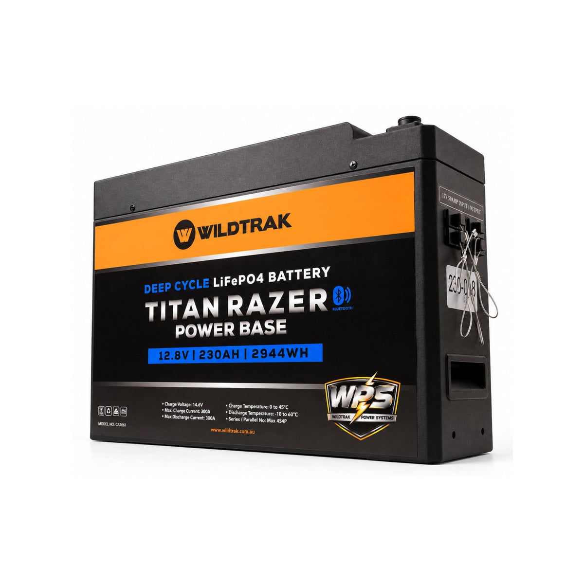 Wildtrak 12V Lithium Battery Titan Razer Power Base 230AH LiFePO4