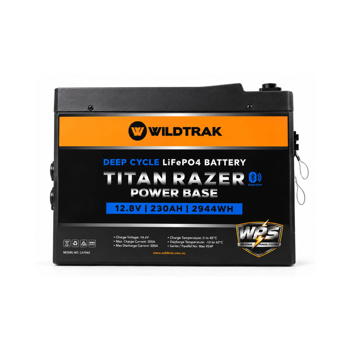 Wildtrak 12V Lithium Battery Titan Razer Power Base 230AH LiFePO4