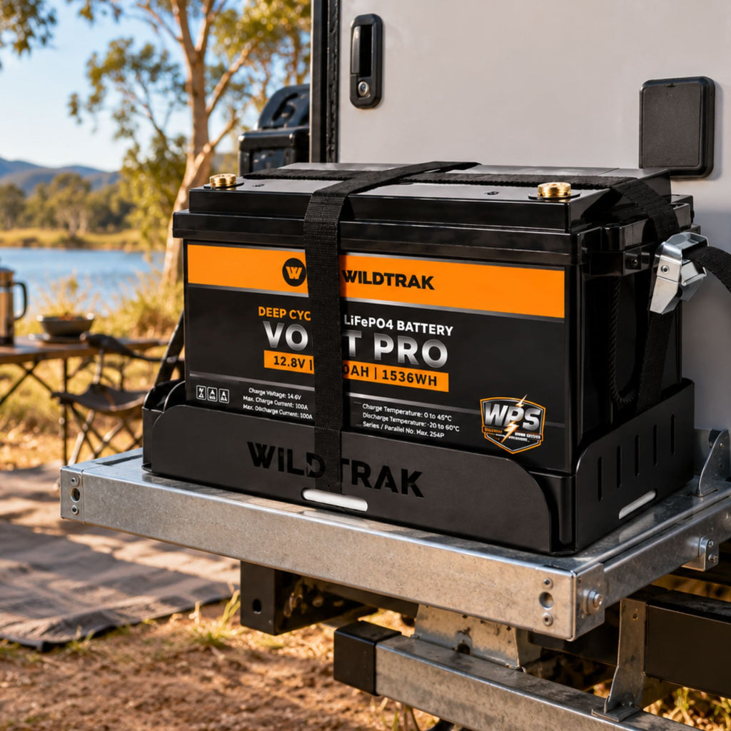 Wildtrak Battery Tray - Suitable for 100AH, 120AH & 150AH Lithium Batteries