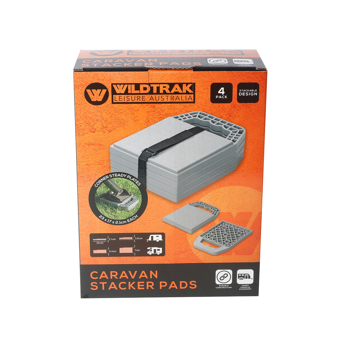 CARAVAN STACKER PADS - PACK OF 4