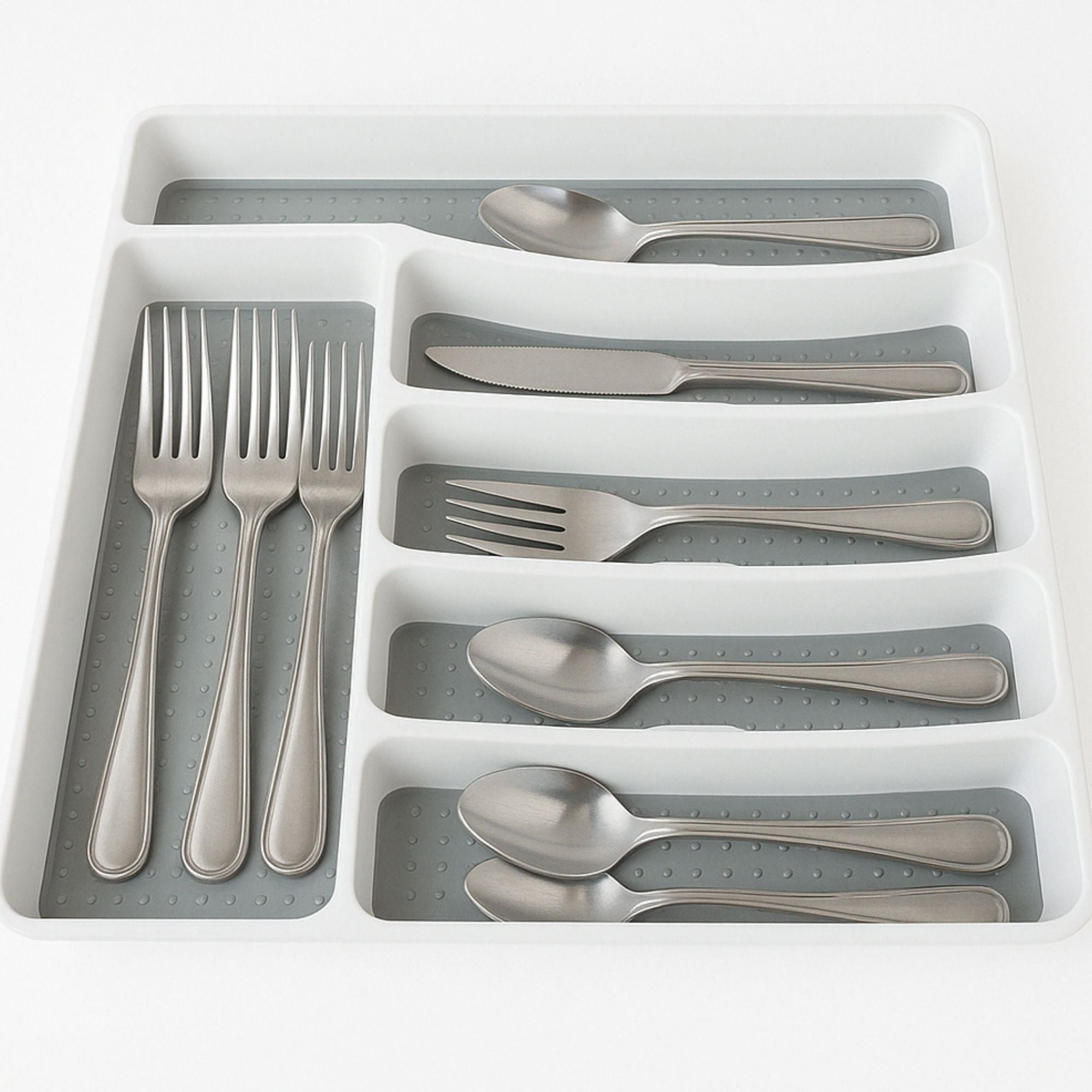 Wildtrak Non-Slip Utensil Storage Tray 40x33x5cm, 6 Compartment