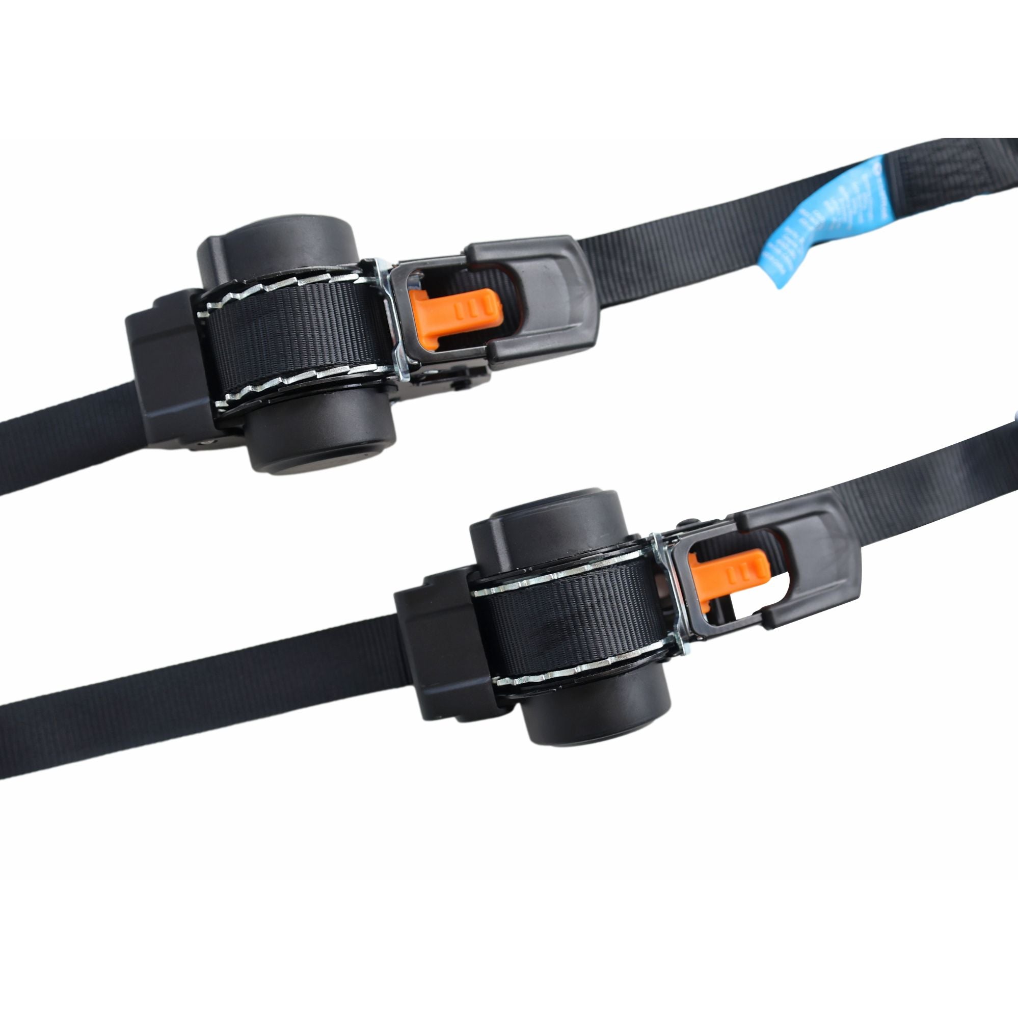 Wildtrak 2Pk Heavy-duty Retractable Ratchet Tie Down Strap 3.5m x 25mm (11ft)