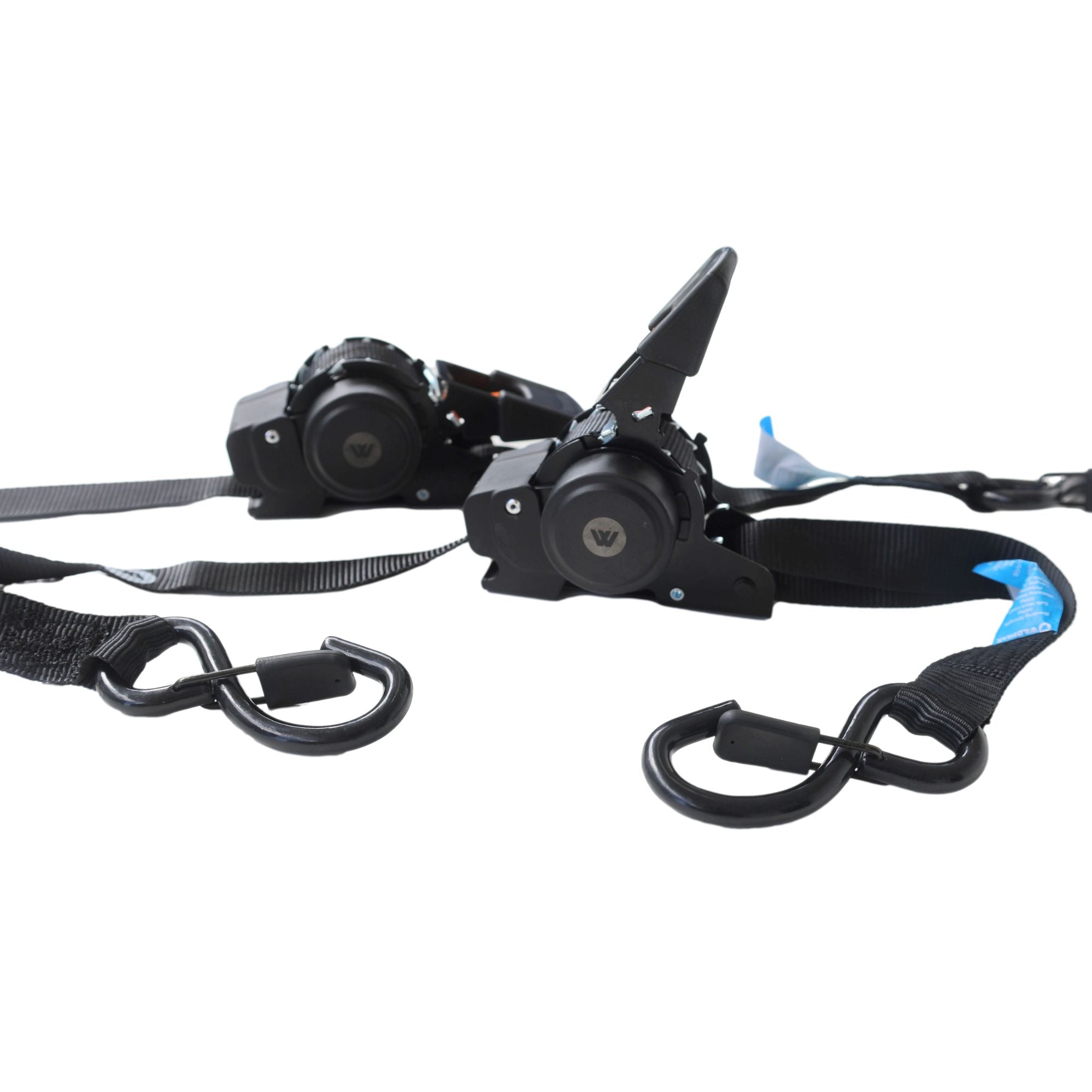 Wildtrak 2Pk Heavy-duty Retractable Ratchet Tie Down Strap 3.5m x 25mm (11ft)