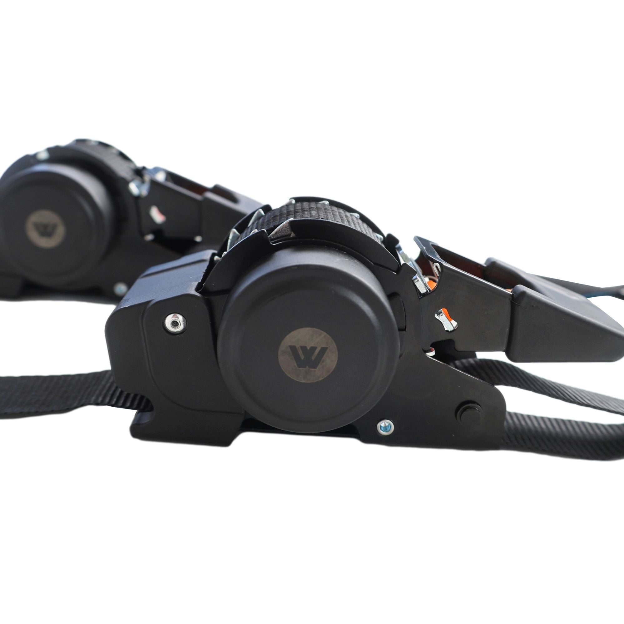 Wildtrak 2Pk Heavy-duty Retractable Ratchet Tie Down Strap 3.5m x 25mm (11ft)