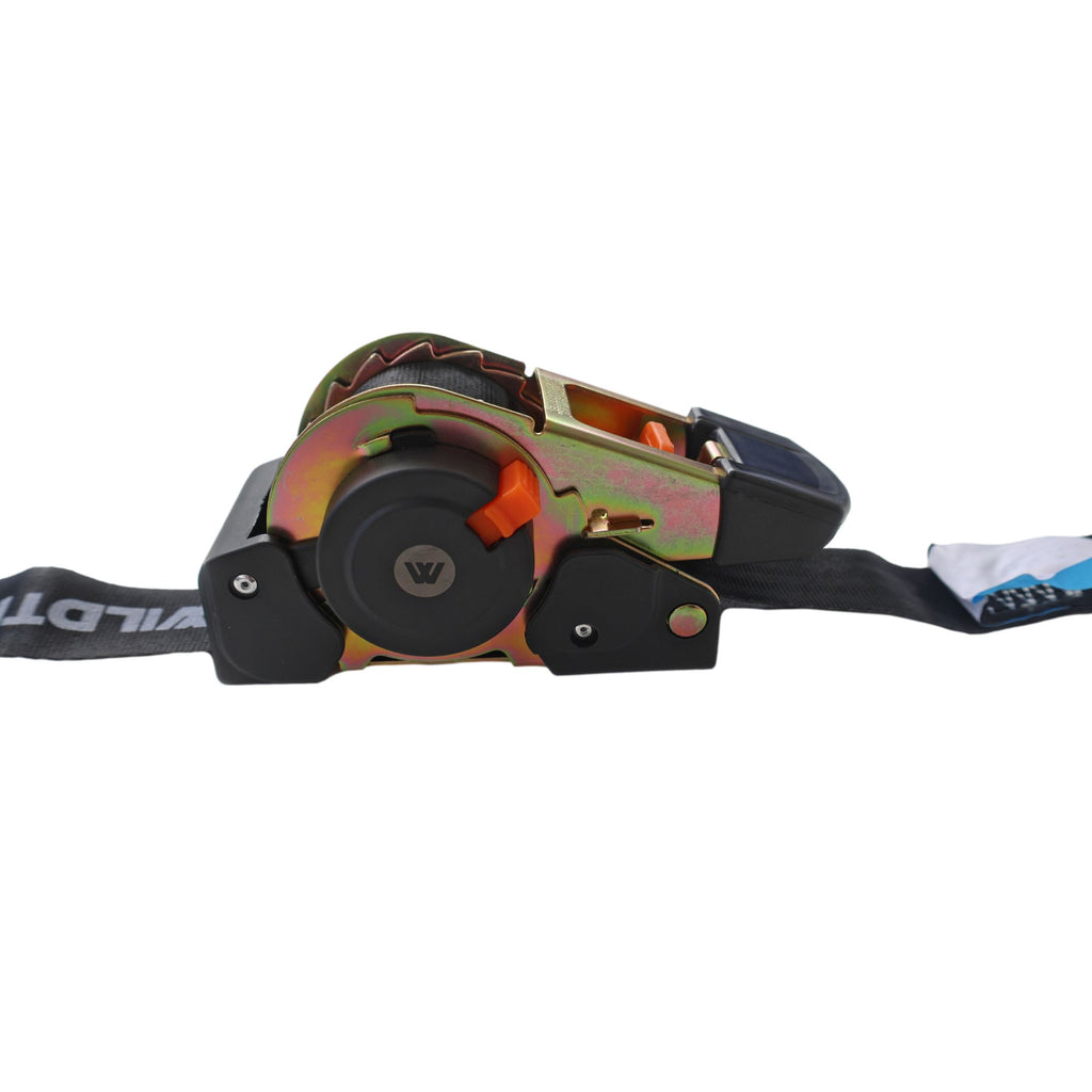Wildtrak Heavy-duty Retractable Ratchet Tie Down Strap 4Mx38MM (13ft)