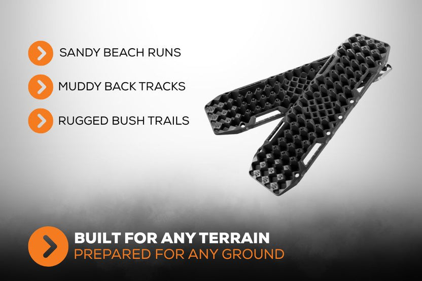 Wildtrak 2 Pack Heavy-Duty Flex Recovery Tracks, UV-Stabilised, 10,000 ...