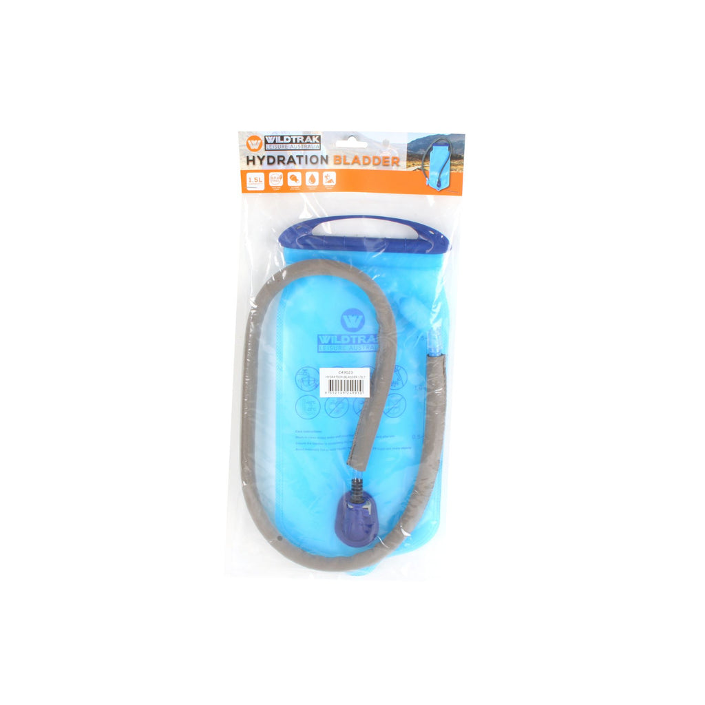 Wildtrak 1.5L Trekker Replacement Hydration Bladder with Suction Hose