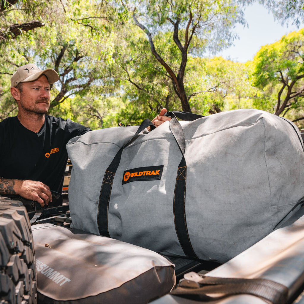 Wildtrak Large Heavy-duty 400GSM Ripstop Canvas Duffle Bag 60x30x30cm