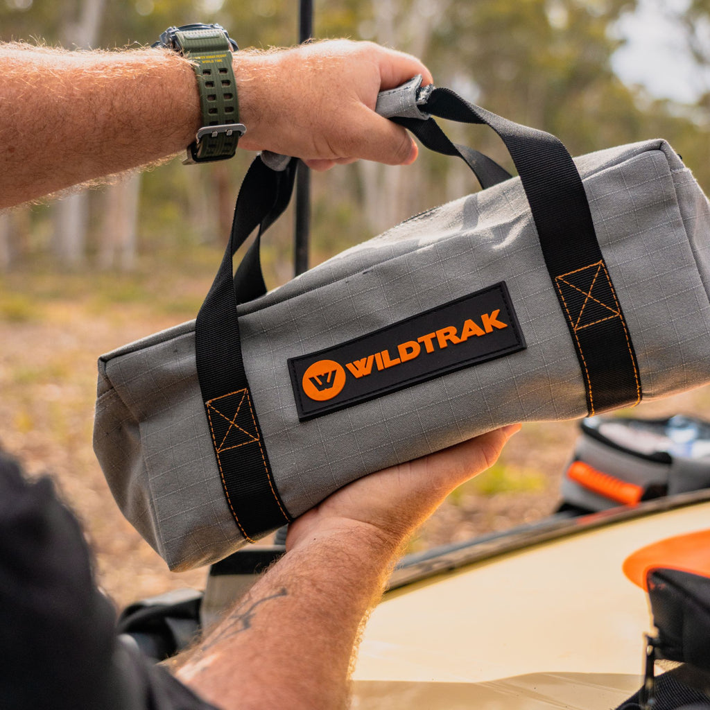 Wildtrak Large Heavy-duty 400GSM Ripstop Canvas Tool Bag with Handles 42x20x16cm