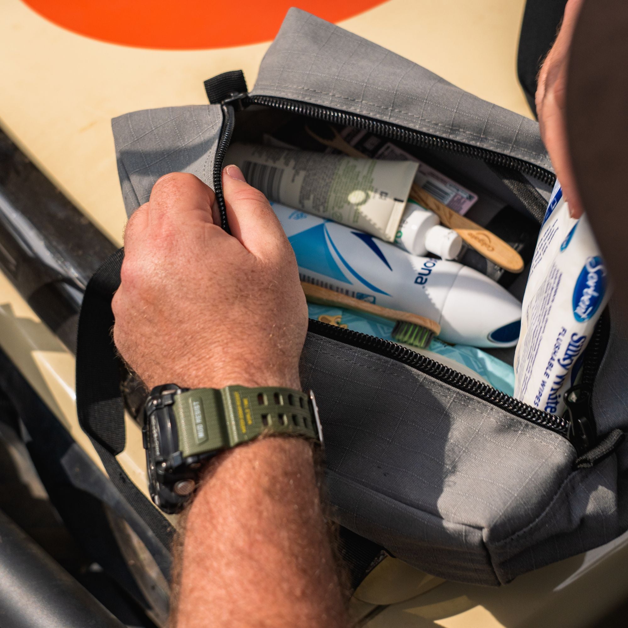 Wildtrak Large Heavy-duty 400GSM Ripstop Canvas Tool Bag with Handles 42x20x16cm