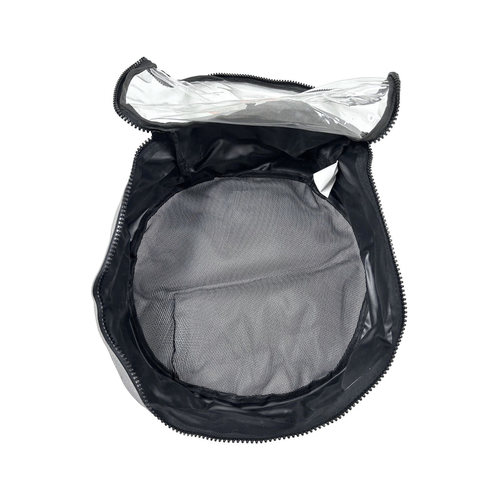 Wildtrak Round Heavy-duty Mesh Base Clear Top Caravan/RV Storage Bag with Handles 40x19cm