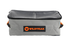 Canvas Clear Top Storage Bag Mesh Base with Divider Extra Height 45x20x19cm
