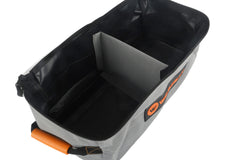 Canvas Clear Top Storage Bag Mesh Base with Divider Extra Height 45x20x19cm