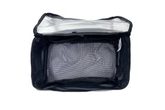 Medium Mesh Base Extra Height Canvas Clear Top Storage Bag with Handles 35x20x15cm Heavy-Duty 400gsm Ripstop Canvas for 4WD & Camping