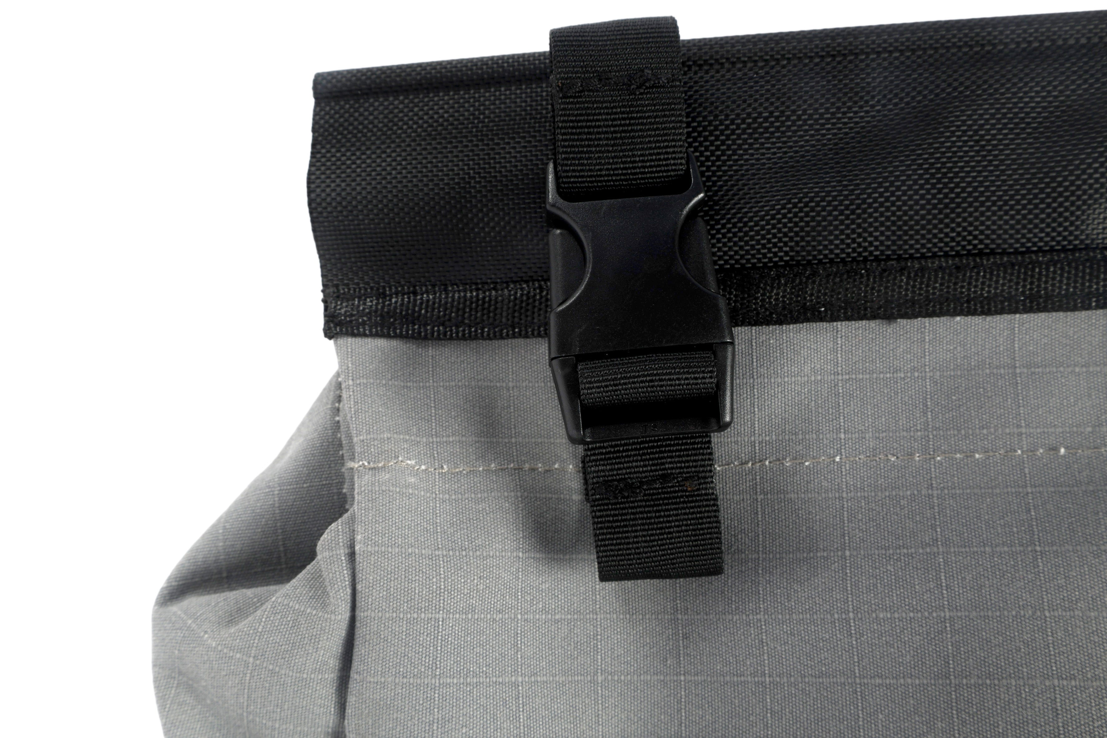 Canvas Awning Storage Bag, Mesh Pockets, Quick Release Clips