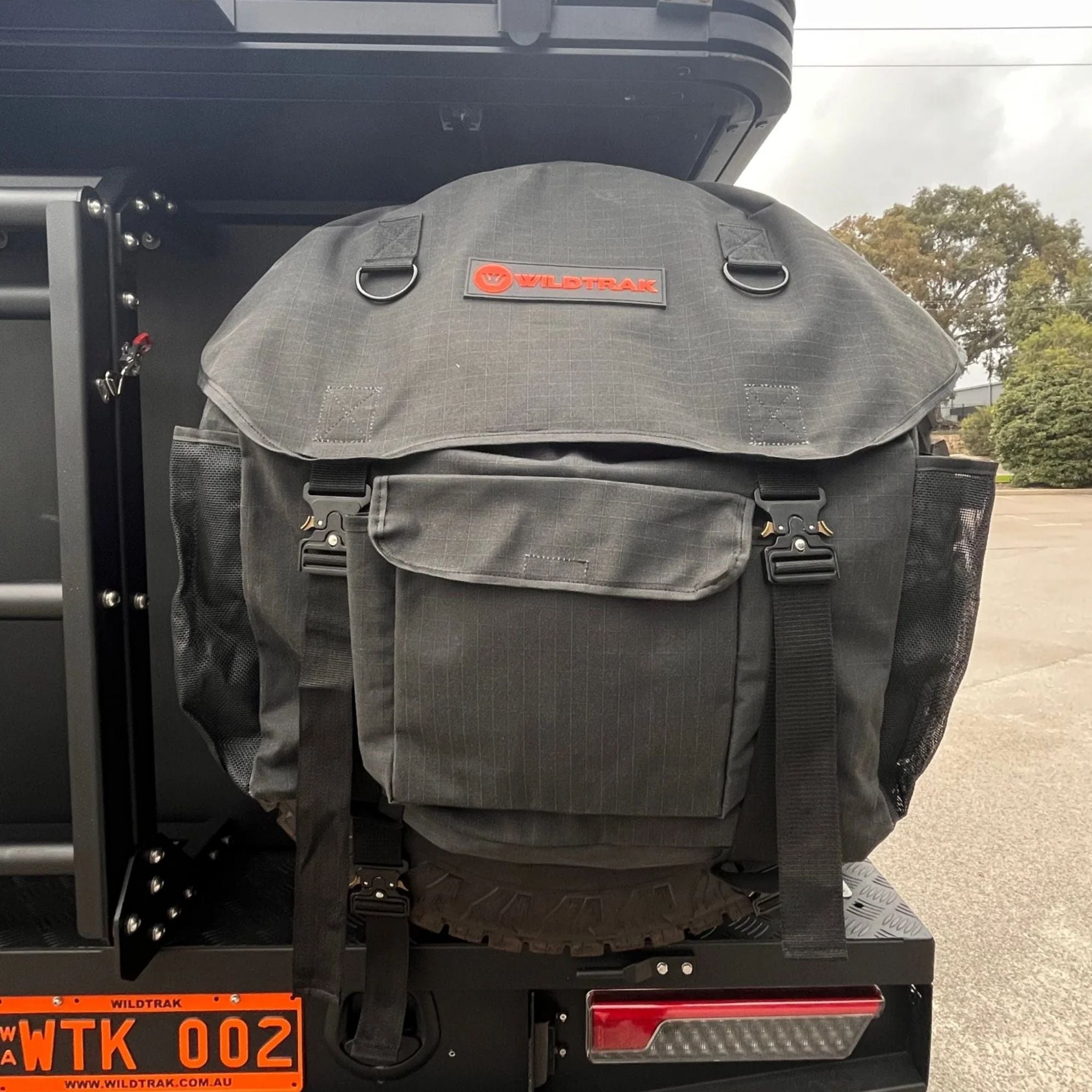Wildtrak Heavy-duty 4WD Spare Tyre Trash Deluxe Wheel Storage Bag