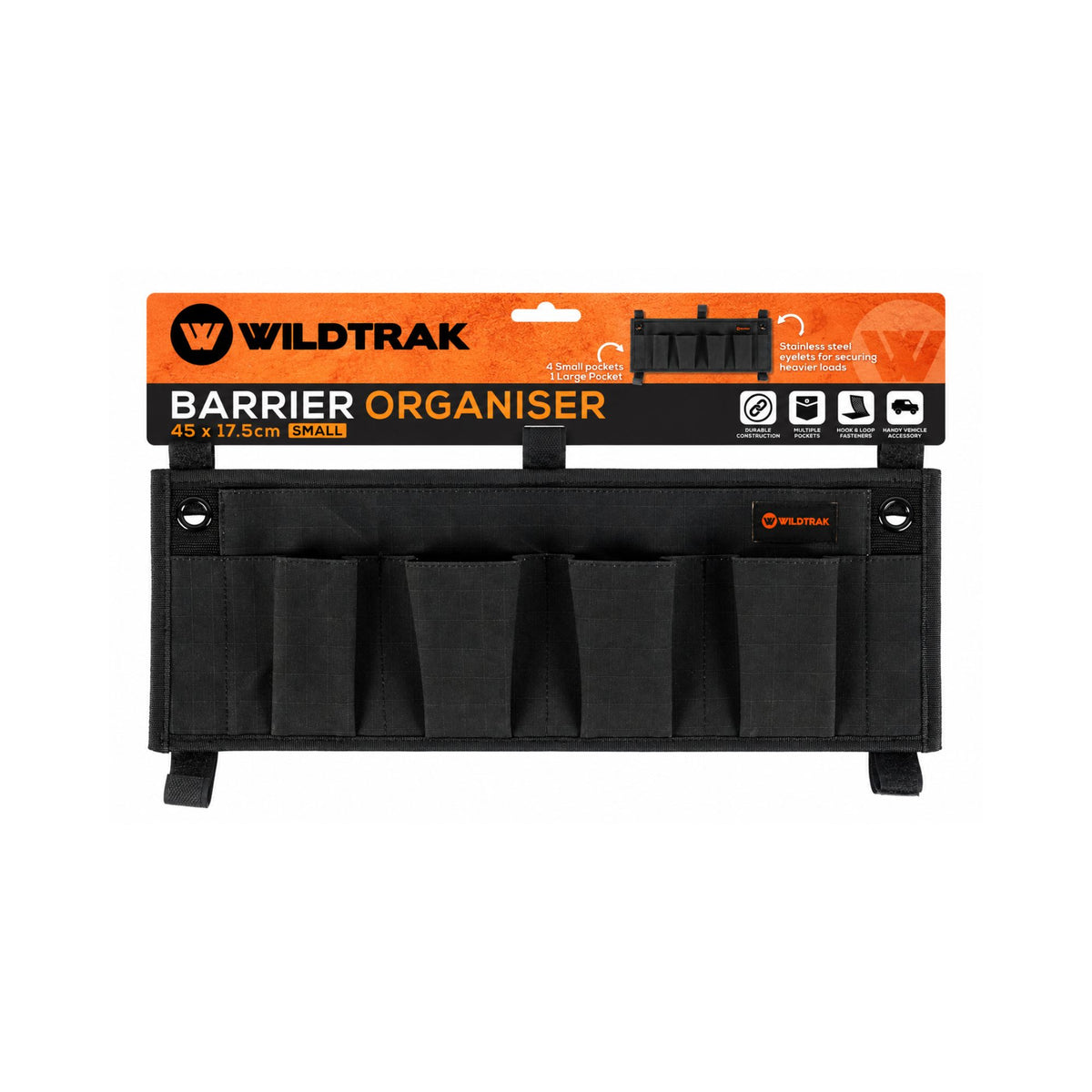 Wildtrak Heavy-duty 4WD Barrier Organiser Storage Bag Small 42x17.5cm
