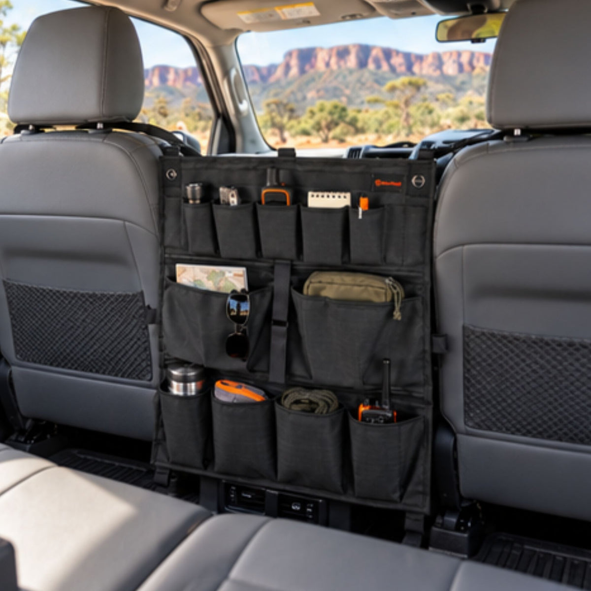 Wildtrak Heavy-duty 4WD Large Barrier Organiser Bag with Multiple Pockets 45x58cm