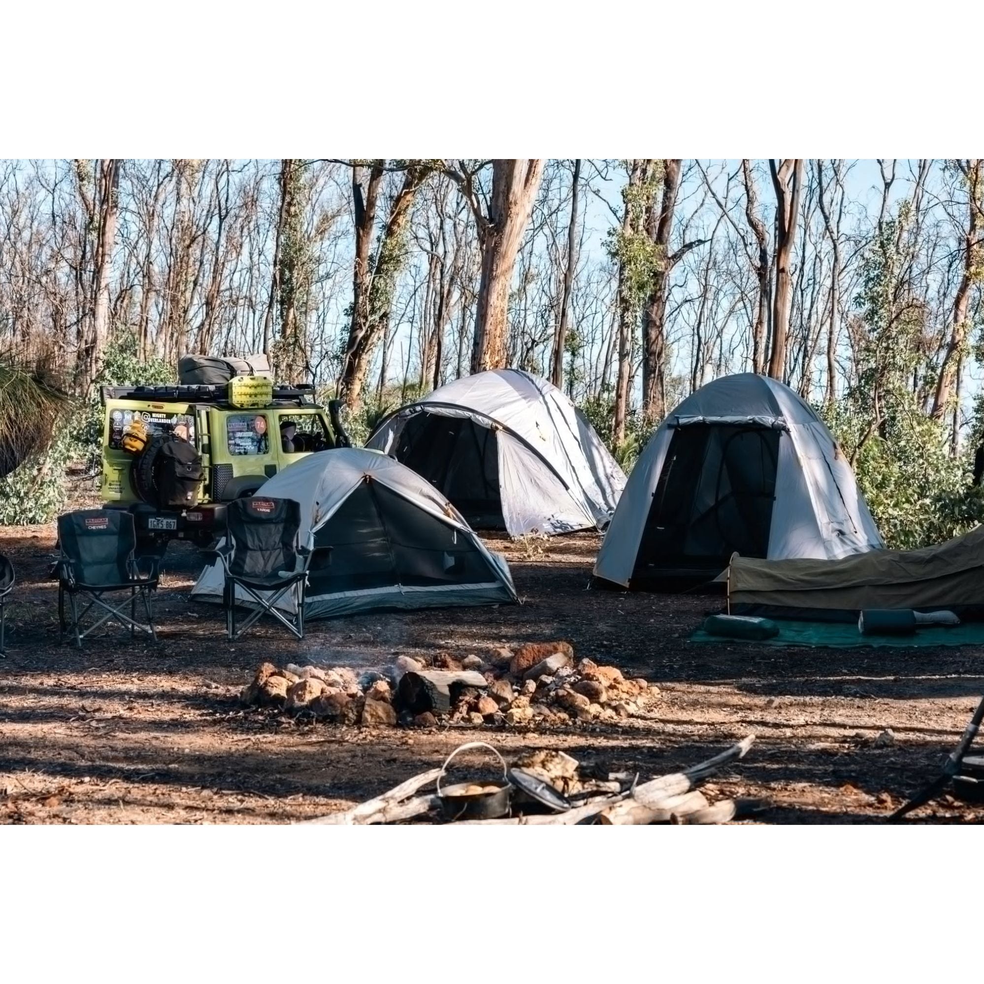 Cockatoo Camping 6P Gibson 6V Dome Tent with Vestibule