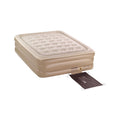 Queen Double Height Quickbed Air Mattress, Heavy Duty PVC, Plush Rayon-Flocked Top, 198 x 152 x 45cm