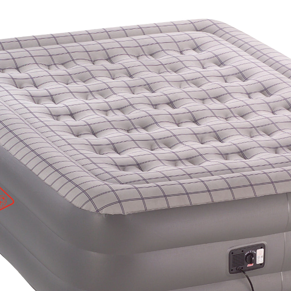 Coleman Queen Double Height Quickbed Air Mattress with Built-in Pump 198 x 152 x 45cm