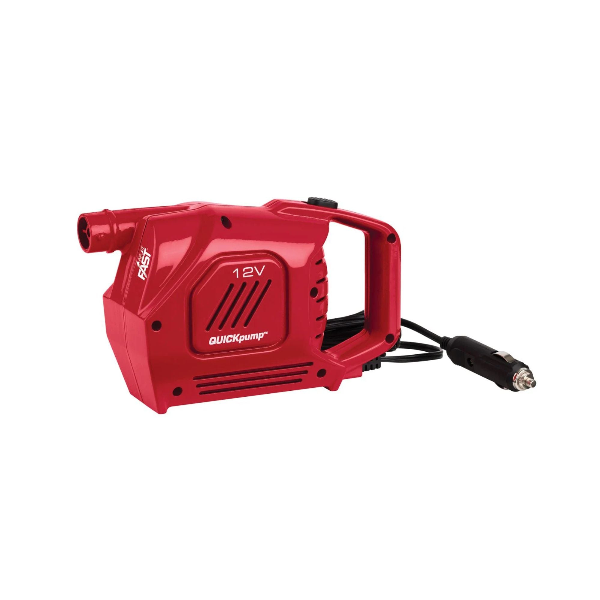 12V Quickpump with 5 Times the Power Attachments Included