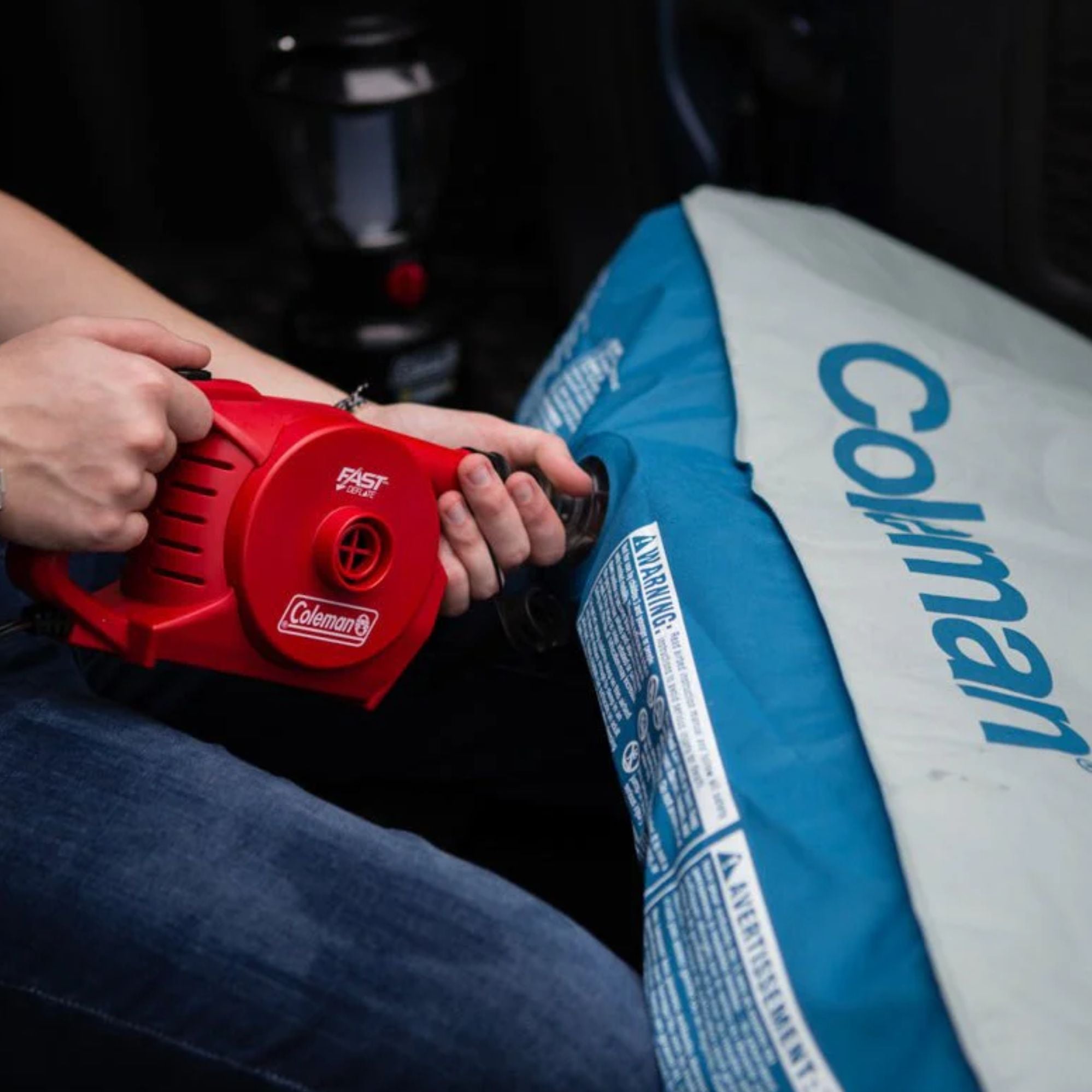 12V Quickpump with 5 Times the Power Attachments Included