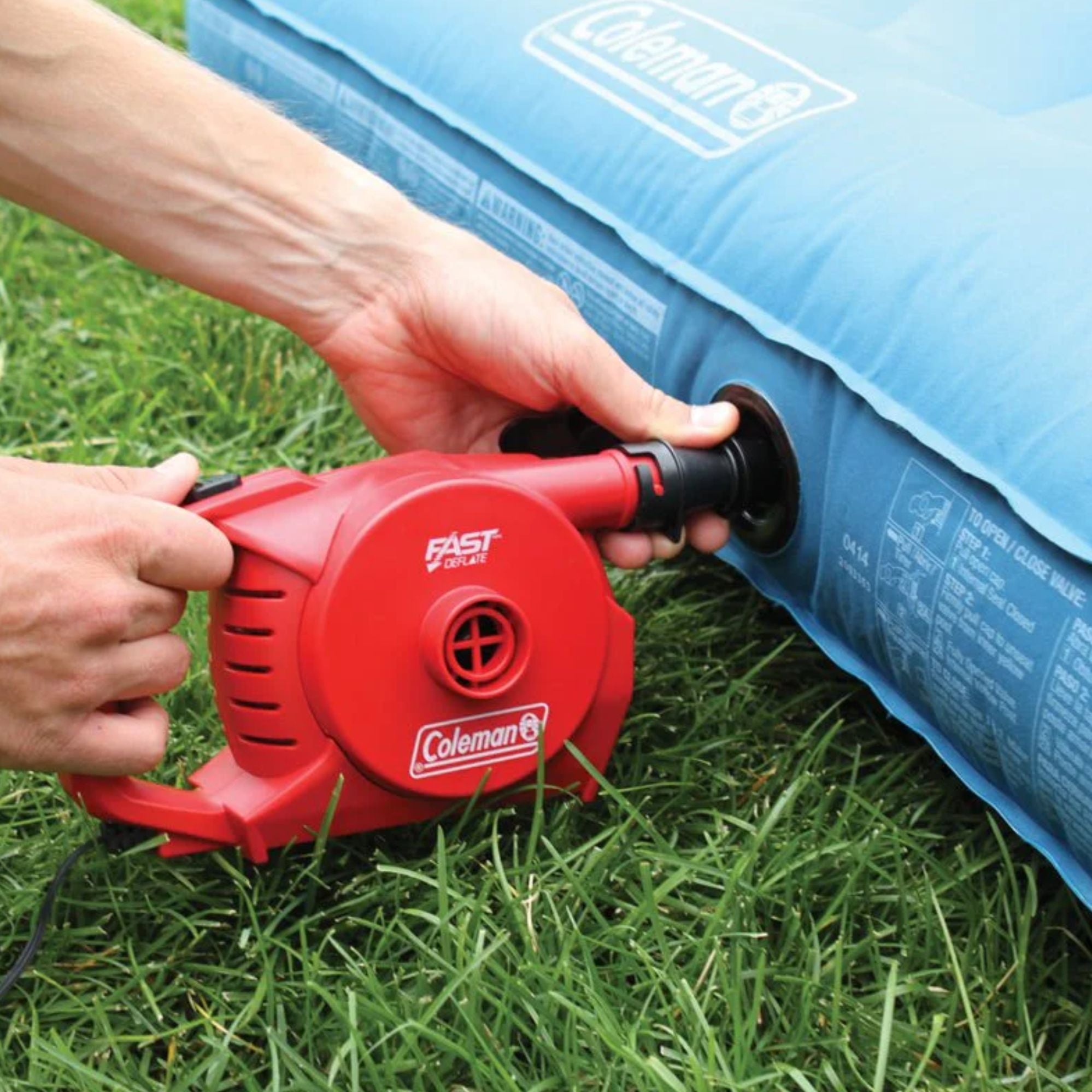 12V Quickpump with 5 Times the Power Attachments Included