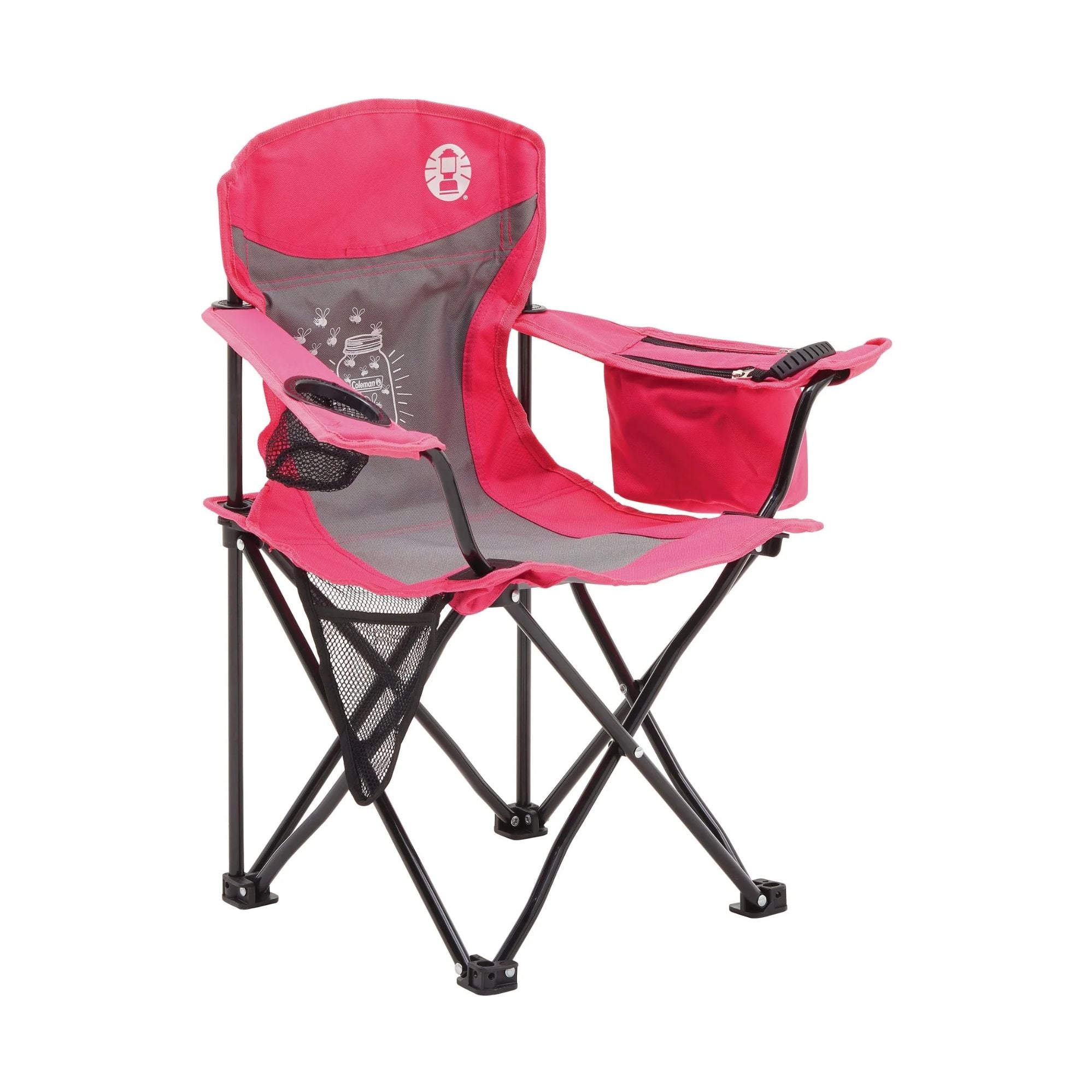 Coleman FryFly Illumi-bug Quad Kids Chair, Glow in the dark - Pink ...