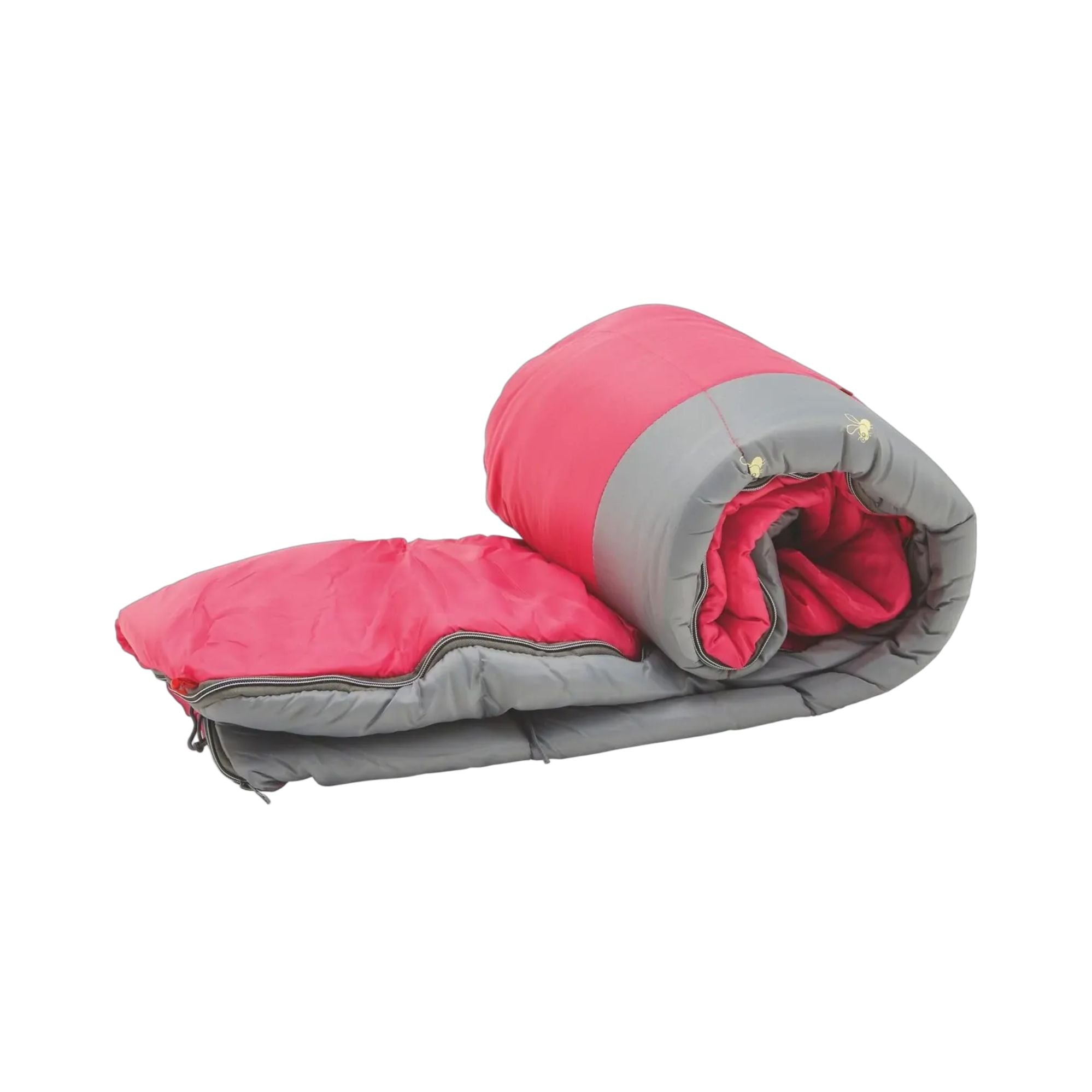 Coleman 7°C Sleeping Bag Kids FryeFly Illumi-bug Pink, Glow in the Dark